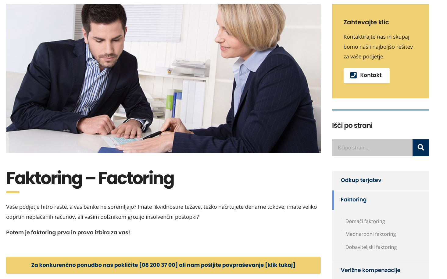 digitalni marketing izobraževanje - faktoring